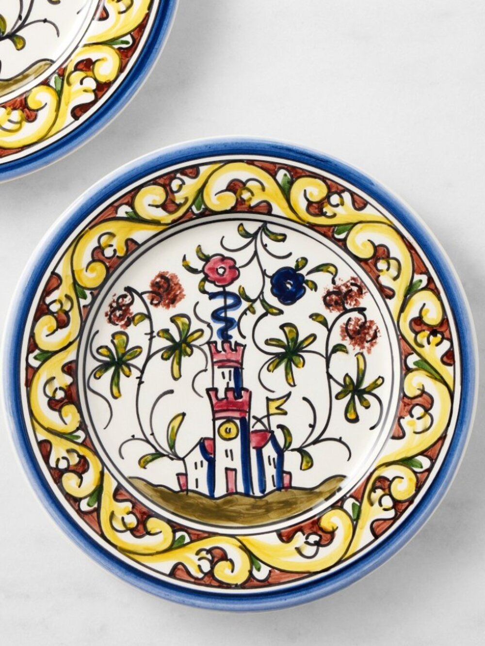 NEW! 5 WILLIAMS SONOMA Provence Salad Plates